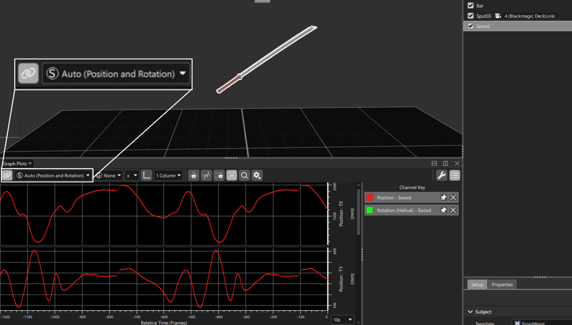 Easily view relevant data for selected objects on Live graphs